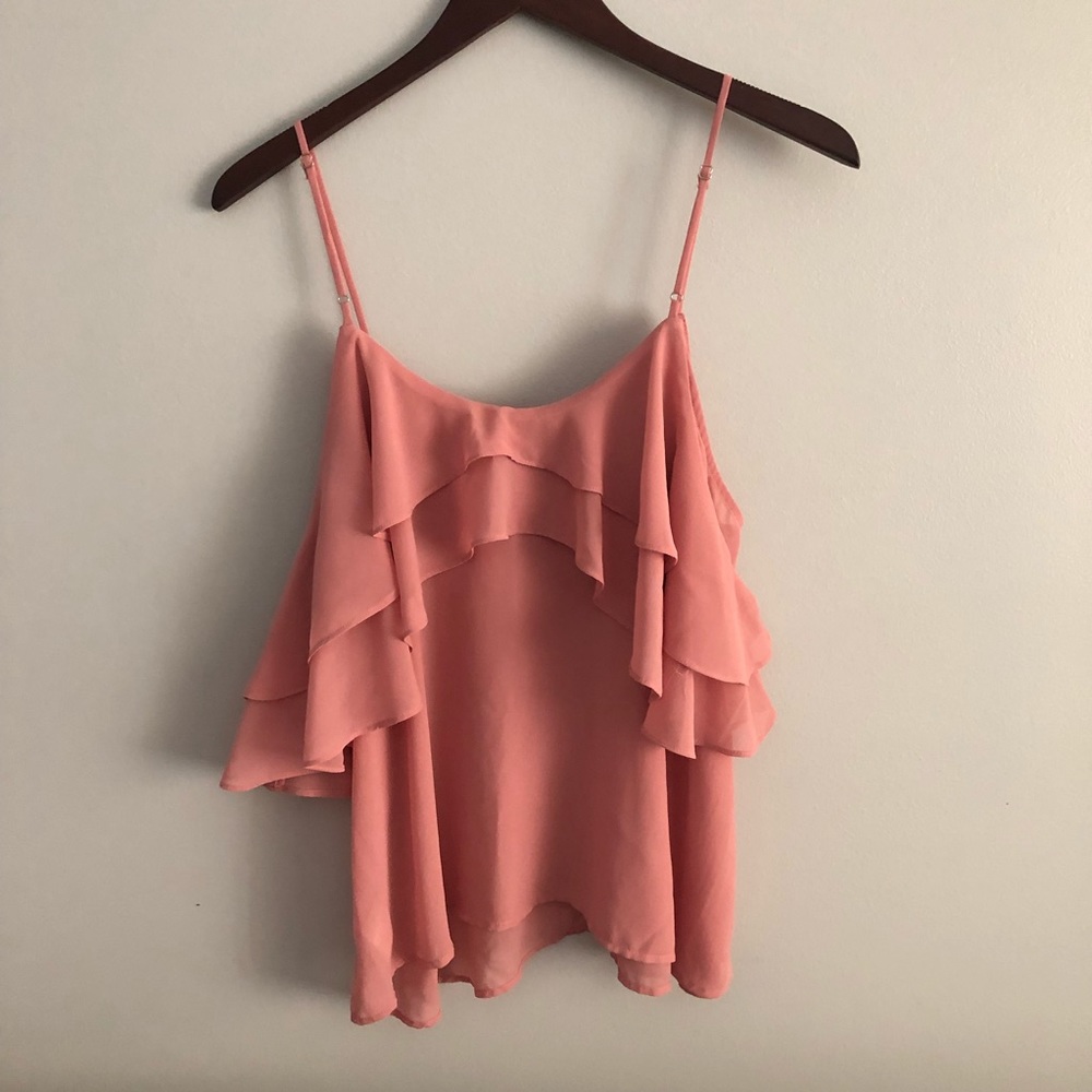 Pink Off Shoulder Top - Picture 6 of 7